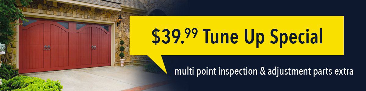 39.99 Garage Door Tune Up Special Garage door maintenance